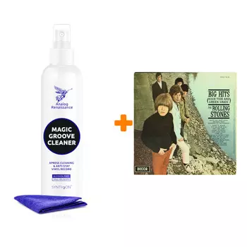 THE ROLLING STONES Big Hits High Tide And Green Grass LP + Спрей для очистки LP с микрофиброй 250мл Набор