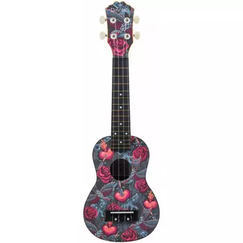 Укулеле сопрано Davinci VINS-20 – рисунок Сердце