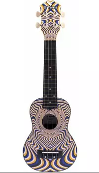 Укулеле сопрано Terris PLUS-70 ILLUSION – рисунок Иллюзия (пластик)