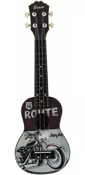 Укулеле сопрано Terris PLUS-70 MOTO – рисунок Мотоцикл