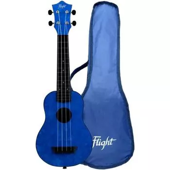 Укулеле сопрано Travel Flight TUS-65 SAPPHIRE – рисунок Сапфир (синяя)