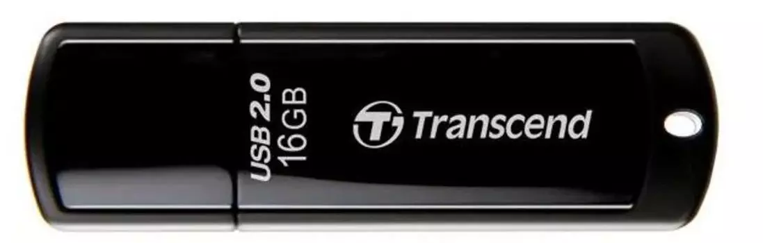 USB-накопитель Transcend 2.0 JetFlash 350 16GB (Black)