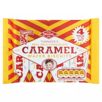 Вафли Tunnock`s Caramel Wafer в кокосовой стружке (32г)