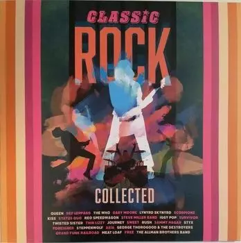 Various Artists (V/A) – Classic Rock Collected. Coloured Gold Vinyl (2 LP)