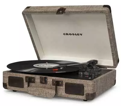 Виниловый проигрыватель Crosley Cruiser Deluxe Havana c Bluetooth [CR8005D-HA]
