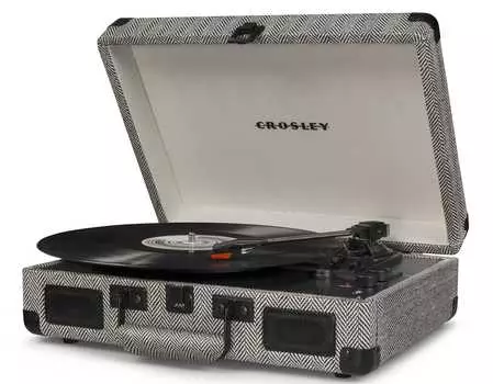 Виниловый проигрыватель Crosley Cruiser Deluxe Herringbone c Bluetooth [CR8005D-HB]