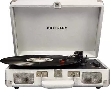 Виниловый проигрыватель Crosley Deluxe White Sands c Bluetooth [CR8005D-WS]