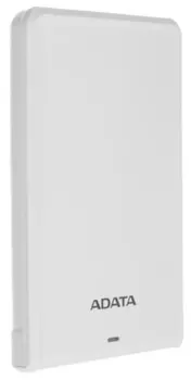 Внешний жесткий диск ADATA DashDrive HDD HV620 Slim 1TB USB 3.1 (белый)