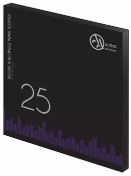 Внутренний конверт для LP. Черный (25 шт.)