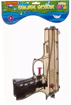 Водный пистолет Наше лето (чёрный / прозрачный)