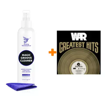 WAR Greatest Hits Coloured Vinyl LP + Спрей для очистки LP с микрофиброй 250мл Набор