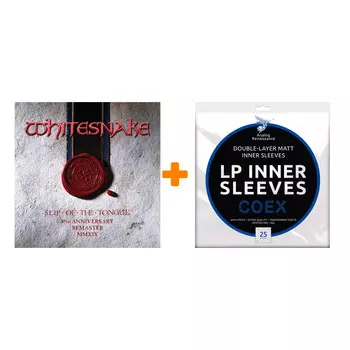 WHITESNAKE Slip Of The Tongue 30th Anniversary 2LP + Конверты внутренние COEX для грампластинок 12" 25шт Набор