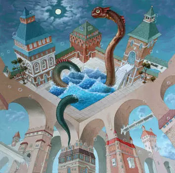 Wooden Puzzles: Купание разноцветного дракона. Новое издание