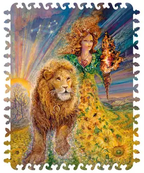 Wooden Puzzles: Знак зодиака Лев