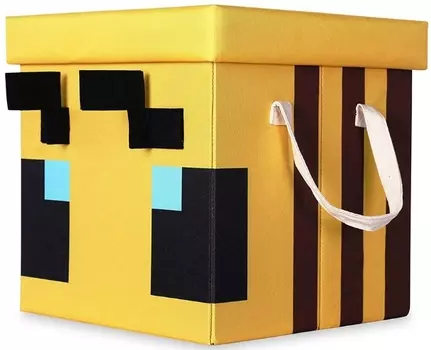 Ящик для хранения Minecraft: Bee (жёлтый)