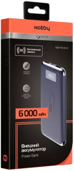 Зарядное устройство портативное Nobby Eхpert NBE-PB-06-02 (синий)