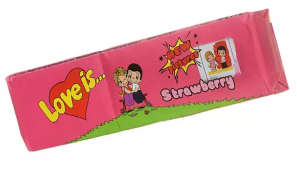 Жевательная конфета Love Is: Вкус Клубника