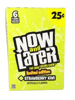 Жевательная конфета Now Later Strawberry Kiwi