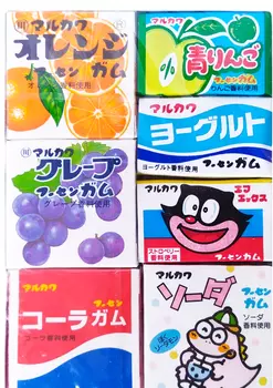 Жевательная резинка Marukawa: Ассорти 7 вкусов