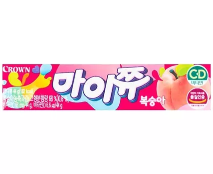 Жевательные конфеты Crown: My Chew – Вкус персика (44 г)