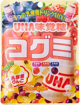 Жевательные конфеты Uha Kogumi: Ассорти Вкус йогурта (85 гр)