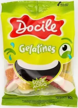 Жевательный мармелад Docile Gelatines Sour Sneakers: Кроссовки – со вкусом ягод и фруктов (80 г)