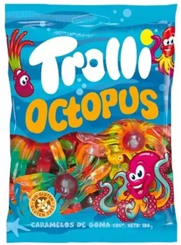 Жевательный мармелад Тролли: Осьминог (100 г)