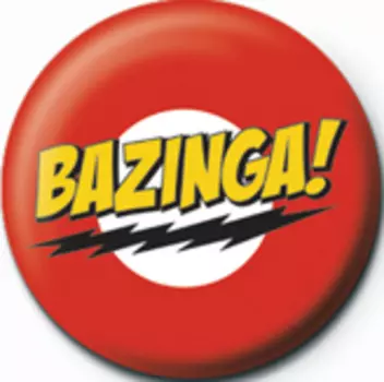 Значок The Big Bang Theory: Bazinga