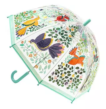 Зонтик детский Цветы и птицы