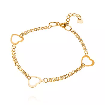 Браслет из красного золота 585 пробы