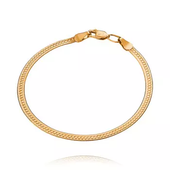 Браслет, плетение Панцирное 585 пробы