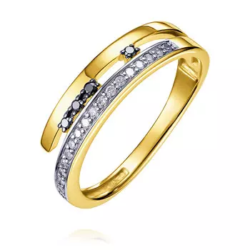 Кольцо из желтого золота 585 пробы с бриллиантом