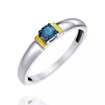 Кольцо из золота 585 пробы с сапфиром