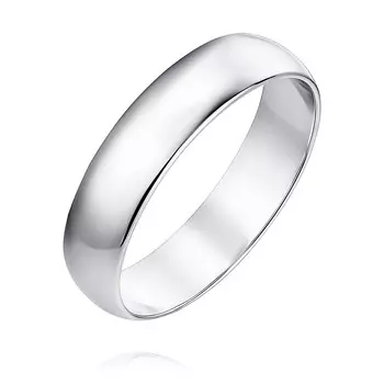 Обручальное кольцо из белого золота 585 пробы