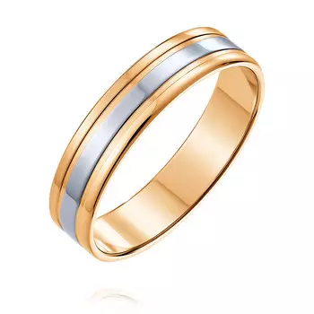 Обручальное кольцо из красного золота 585 пробы