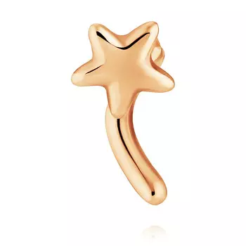 Пирсинг из красного золота 585 пробы