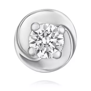 Подвеска из белого золота 585 пробы с бриллиантом