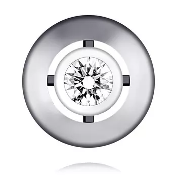 Подвеска из белого золота 585 пробы с бриллиантом