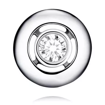 Подвеска из белого золота 585 пробы с бриллиантом