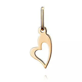 Подвеска из красного золота 585 пробы