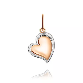 Подвеска из красного золота 585 пробы