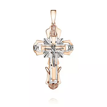 Подвеска из красного золота 585 пробы