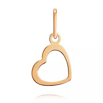 Подвеска из красного золота 585 пробы