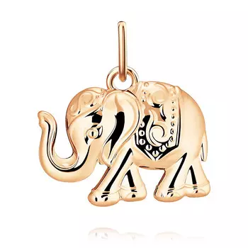 Подвеска из красного золота 585 пробы