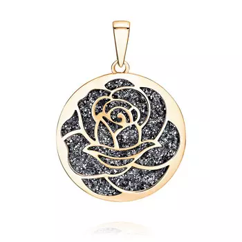 Подвеска из красного золота 585 пробы