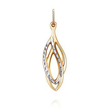 Подвеска из красного золота 585 пробы