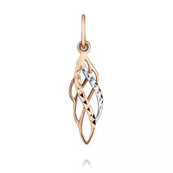 Подвеска из красного золота 585 пробы