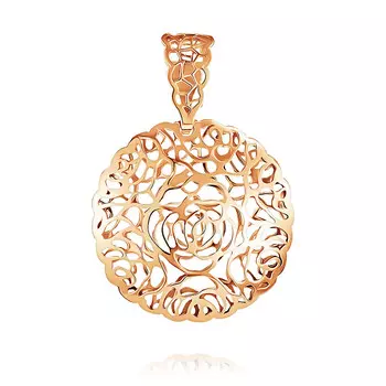 Подвеска из красного золота 585 пробы