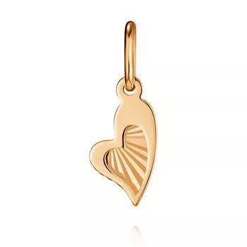 Подвеска из красного золота 585 пробы