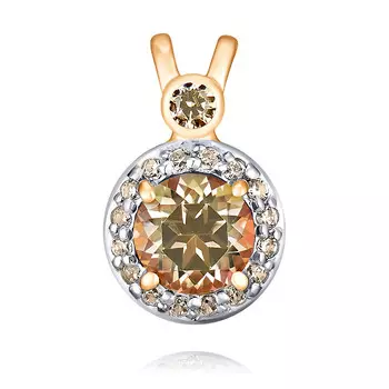 Подвеска из красного золота 585 пробы